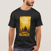 Gelukkig Halloween nacht T-shirt (Voorkant)