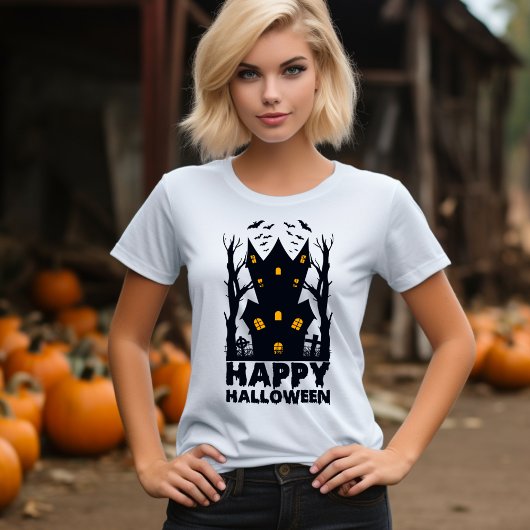 Gelukkig Halloween nacht T-shirt