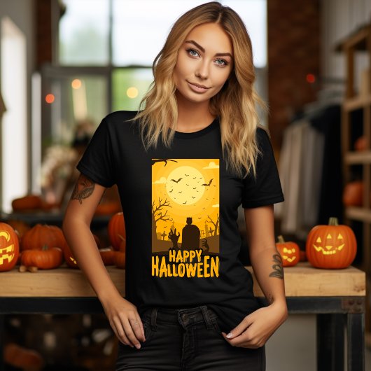 Gelukkig Halloween nacht T-shirt