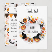 Gelukkig Halloween nachtfeest (Voorkant / Achterkant)