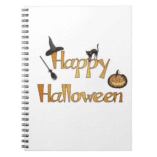 Gelukkig Halloween Notitieboek (Voorkant)