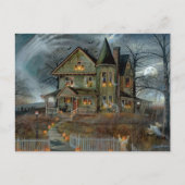 Gelukkig Halloween opgevouwen kerstkaart Feestdagenkaart (Voorkant)