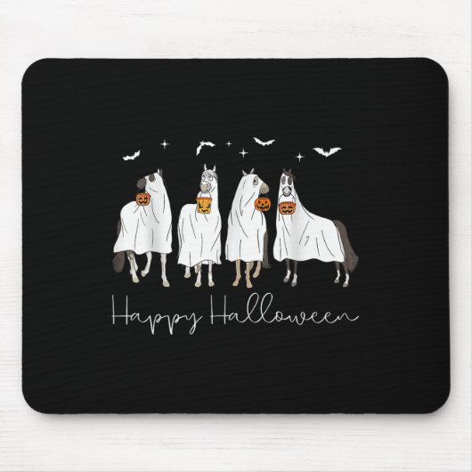 Gelukkig Halloween Paard Geest 2025 Muismat (Voorkant)