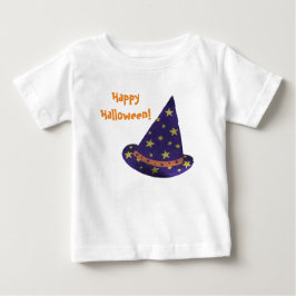 Gelukkig Halloween Paarse Tovenaarshoed Peuter Shi