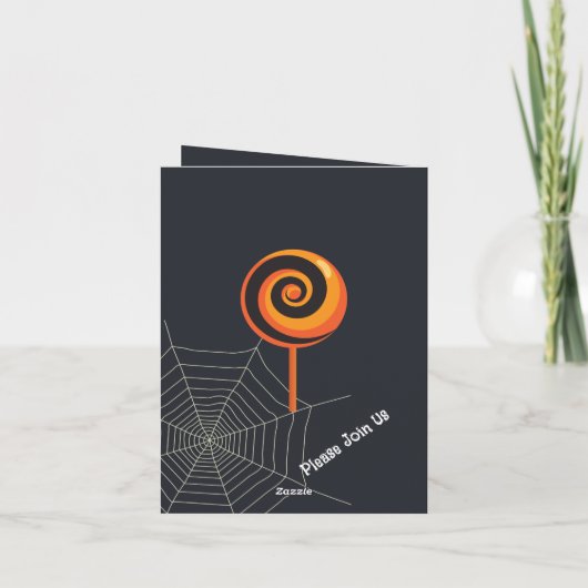 Gelukkig Halloween Party "Treat or Trick" Magisch (Achterkant)