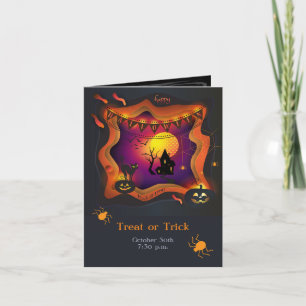 Gelukkig Halloween Party "Treat or Trick" Magisch
