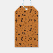 Gelukkig Halloween patroon Cadeaulabel (Achterkant)