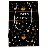 Gelukkig Halloween patroon Medium Cadeauzakje (Voorkant)