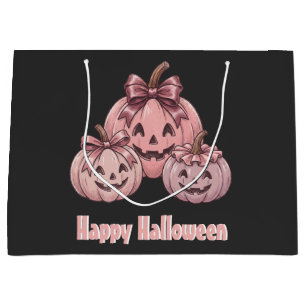 Gelukkig Halloween Pinkoween Vintage Pompoen Trio Groot Cadeauzakje