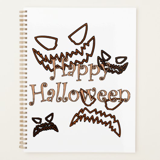 gelukkig Halloween Planner (Voorkant)