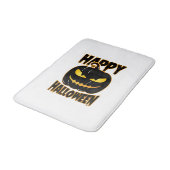 Gelukkig Halloween Pompoen Badmat (Gekanteld)