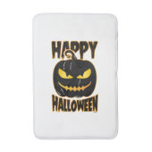 Gelukkig Halloween Pompoen Badmat (Voorkant Verticaal)