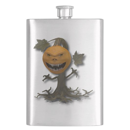 Gelukkig Halloween Pompoen Boom Flacon (Voorkant)