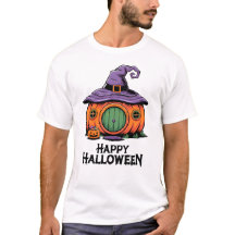 Gelukkig Halloween Pompoen Cottage & Heksen Dak Ho