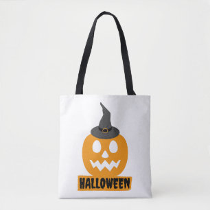 Gelukkig Halloween pompoen Halloween cadeau Hallow Tote Bag