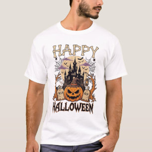 Gelukkig Halloween Pompoen Heksenhoed Geheime Kast T-shirt