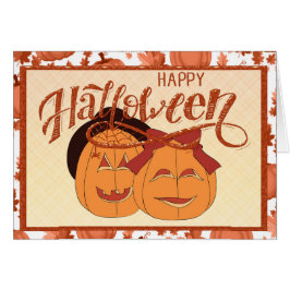 Gelukkig Halloween Pompoen Koppel