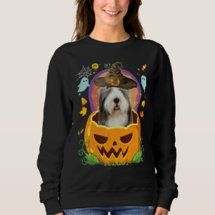 Gelukkig Halloween Pompoen Old English Sheepdog Ho Trui