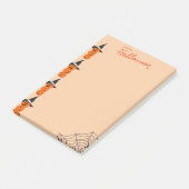 Gelukkig Halloween pompoen post-it notities Post-it® Notes (Schuin)