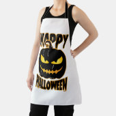 Gelukkig Halloween Pompoen Schort (Insitu)