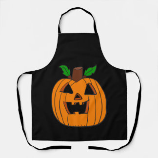 Gelukkig Halloween Pompoen Schort