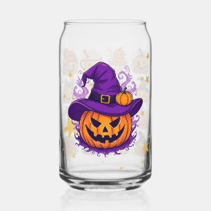 Gelukkig Halloween Pompoenen Iced Coffee Glas