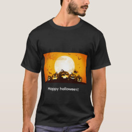 Gelukkig Halloween Pompoenen T-Shirt