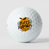 Gelukkig Halloween Quote Golfballen (Voorkant)