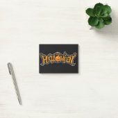 Gelukkig Halloween Ruby Eye Pumpkin Zilveren Frame Post-it® Notes (Kantoor)