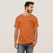 Gelukkig Halloween Ruby Eye Pumpkin Zilveren Frame T-shirt (Voorkant volledig)
