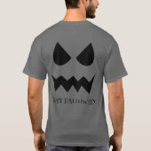 Gelukkig Halloween Scary Ghost Face Halloween T-shirt (Achterkant)