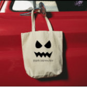 Gelukkig Halloween Scary Ghost Face Halloween Tote Bag