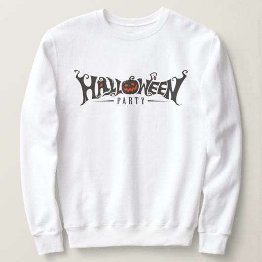 Gelukkig Halloween Scary pompoen Gezicht Trui (Design voorkant)