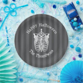 Gelukkig Halloween Schattige griezelig skelet Papieren Bordje (Feest)