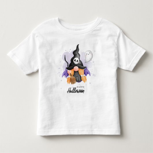 Gelukkig Halloween Schattige Halloween Gnome Kinder Shirts (Voorkant)