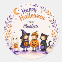 Gelukkig Halloween Schattige Pret Geest Gepersonal