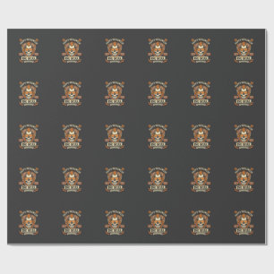 Gelukkig Halloween Schedel Mohawk Zonnebril Pompoe Cadeaupapier
