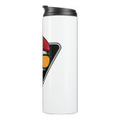 Gelukkig halloween schedel thermosbeker (Geroteerd rechts)