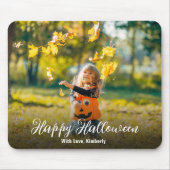 Gelukkig Halloween Script gepersonaliseerd Muismat (Voorkant)