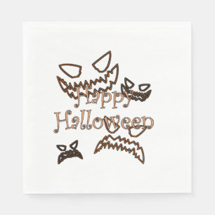 gelukkig Halloween Servet