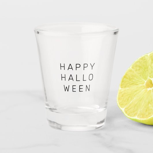 Gelukkig Halloween Shot Glass Shot Glas (Voorkant)