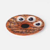 Gelukkig Halloween Sinaasappel Drieogig Monster Do Papieren Bordje (Gekanteld)