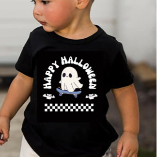 Gelukkig Halloween Skater Geest Peuter Jongen