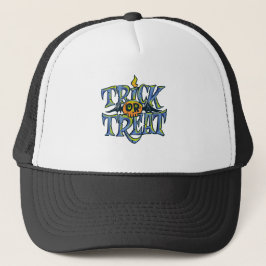 Gelukkig Halloween snoep of een poets  Trucker Pet