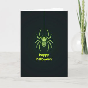 Gelukkig Halloween Spinnenkaart Kaart