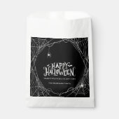 Gelukkig Halloween Spinnenweb Persoonlijk Bedankzakje (Voorkant)