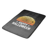 Gelukkig Halloween Spinnenweb Zonsondergang Ontwer Badmat (Gekanteld)