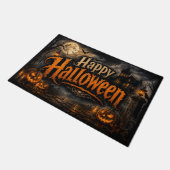 Gelukkig Halloween Spokenhuis Deurmat (Schuin)
