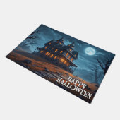 Gelukkig Halloween Spokenhuis Deurmat (Schuin)