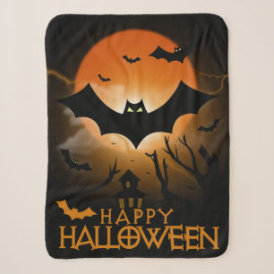 Gelukkig Halloween Spokenhuis Gezellig Griezelen H Sherpa Deken